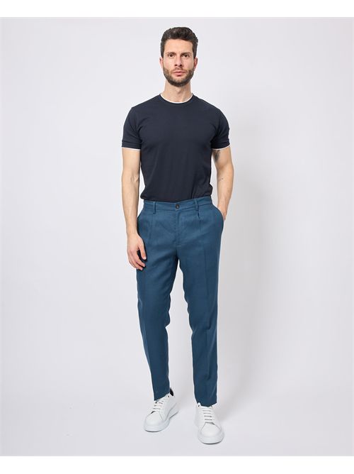 Michael Coal men's trousers in pure cotton MICHAEL COAL | MCDEN3783749